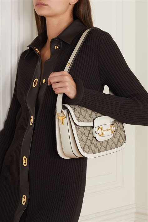 gucci horsebit 1955 shoulder bag white|Gucci Horsebit 1955 backpack.